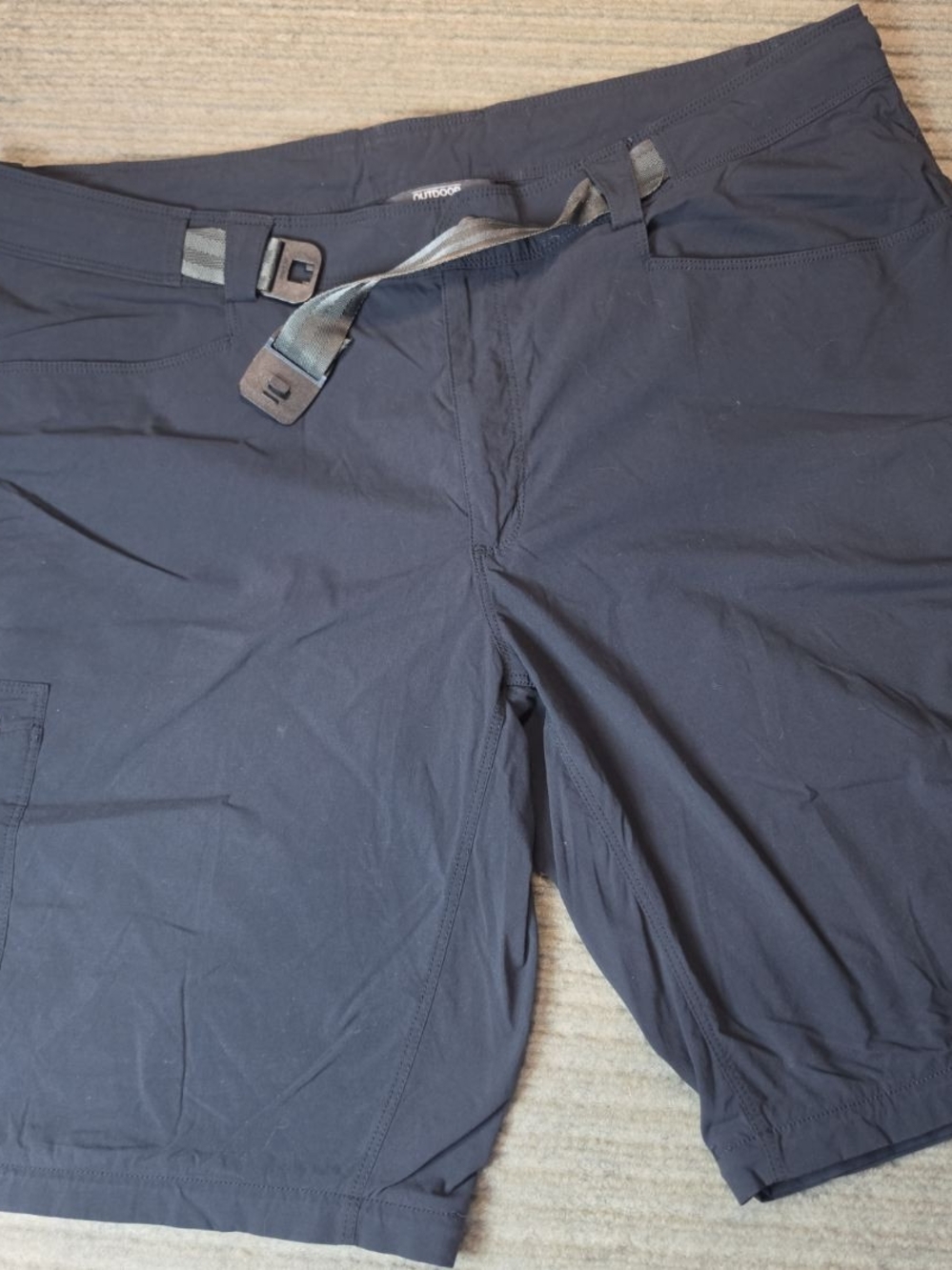 Outdoor Research Black Shorts with Branded Waist Tab